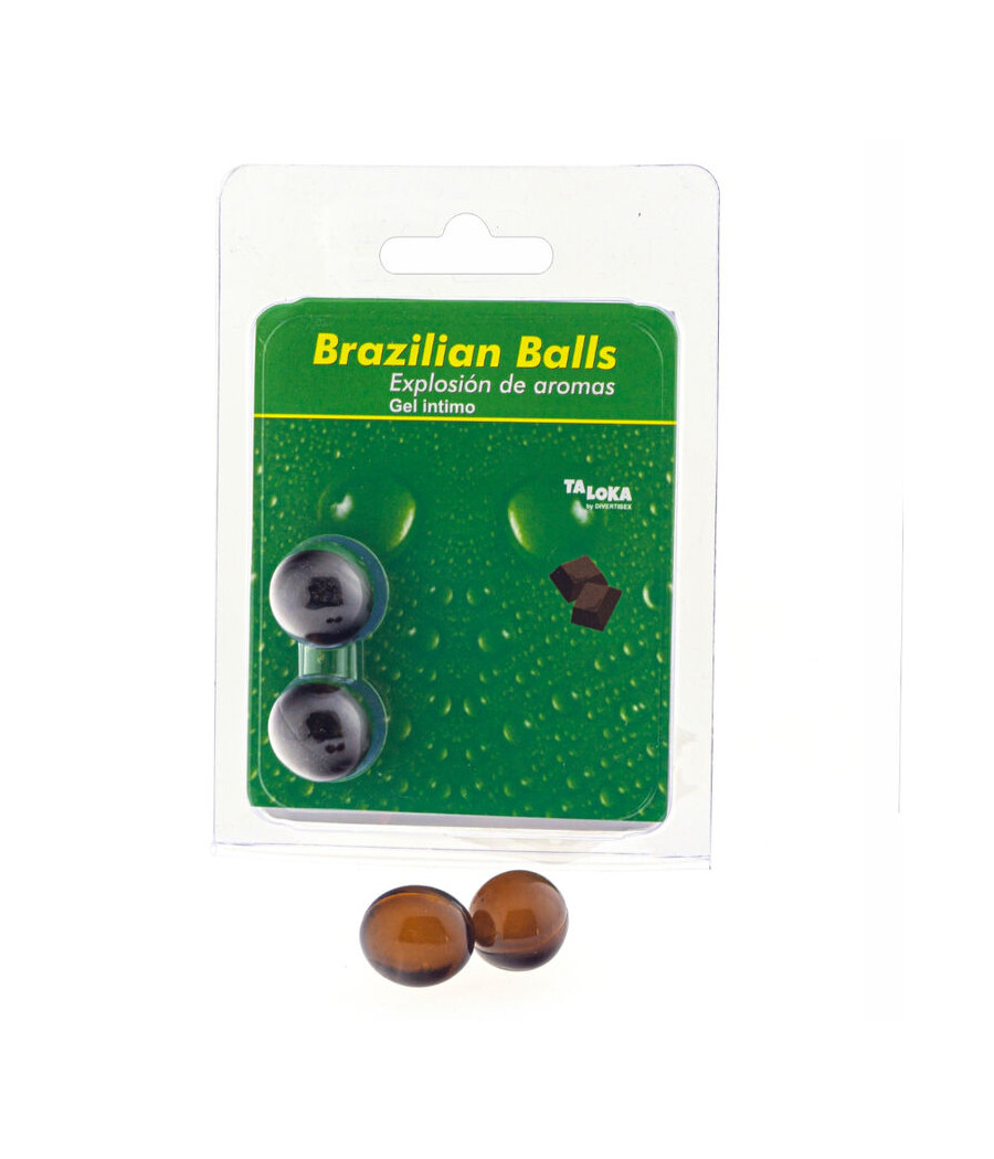 TALOKA - GEL INTIME 2 BOULES BRÉSILIENNES AU CHOCOLAT
