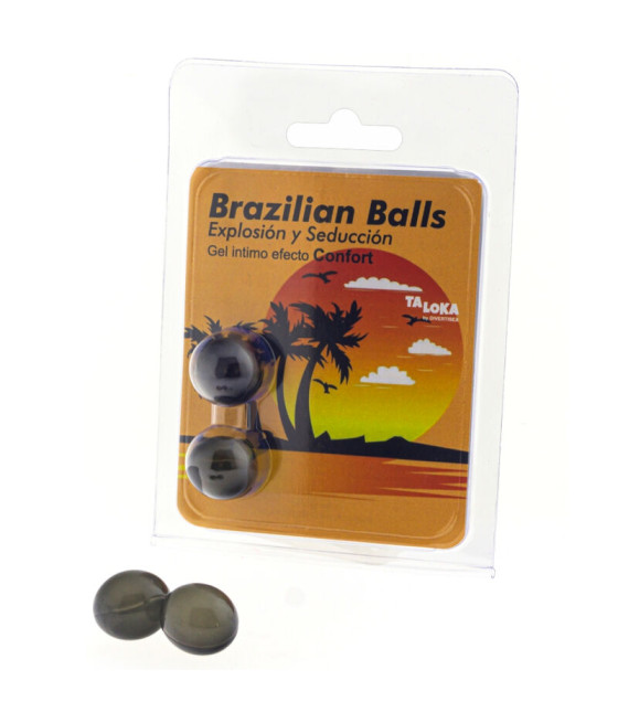 TALOKA - 2 BRAZILIAN BALLS COMFORT EFFECT EXCITING GEL