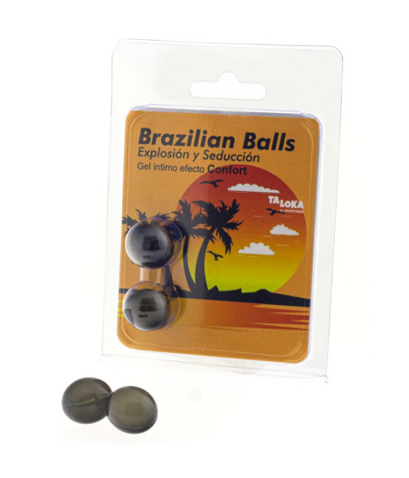 TALOKA - 2 BALLES BRÉSILIENNES GEL EXCITANT EFFET CONFORT