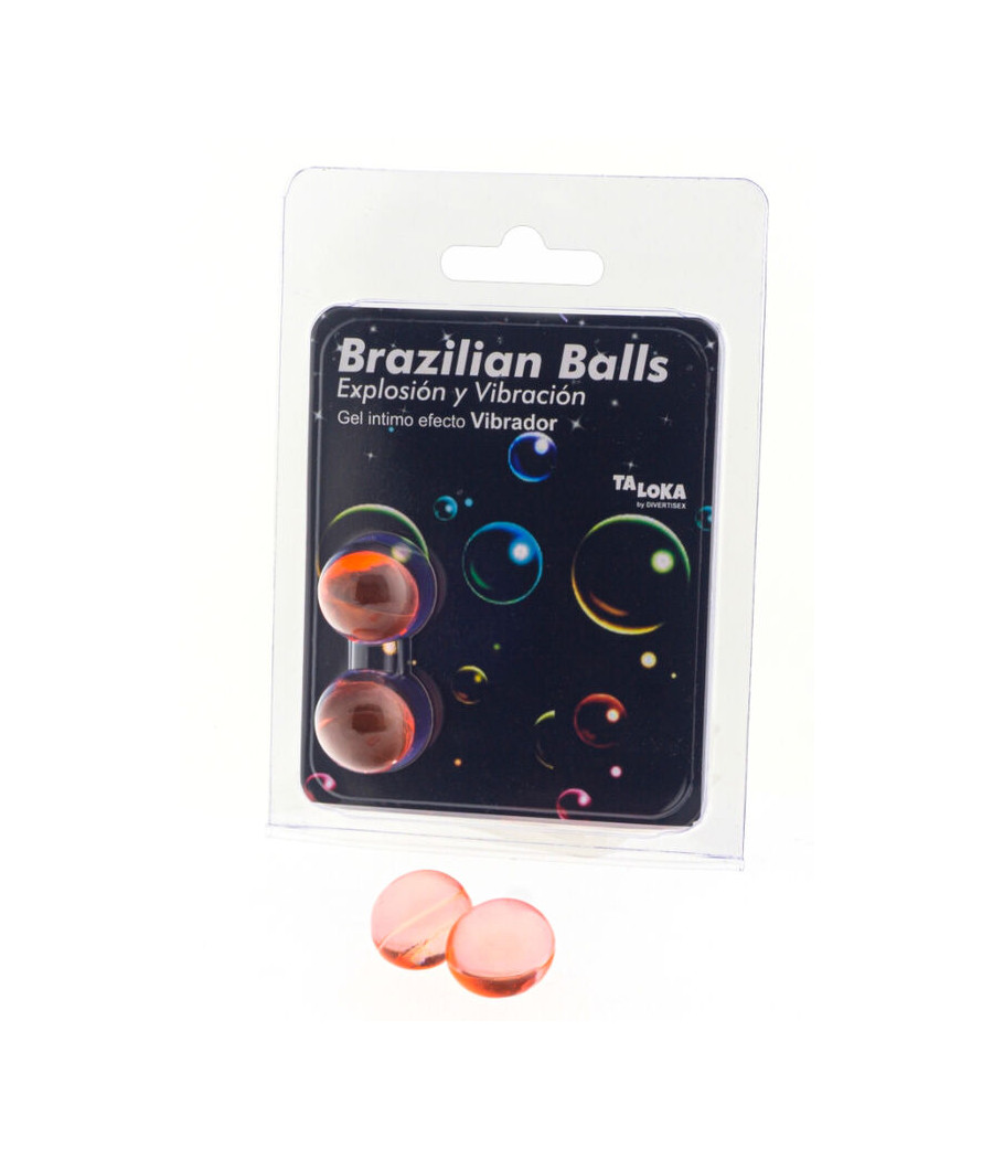 TALOKA - 2 BALLES BRÉSILIENNES GEL EXCITANT EFFET VIBRANT