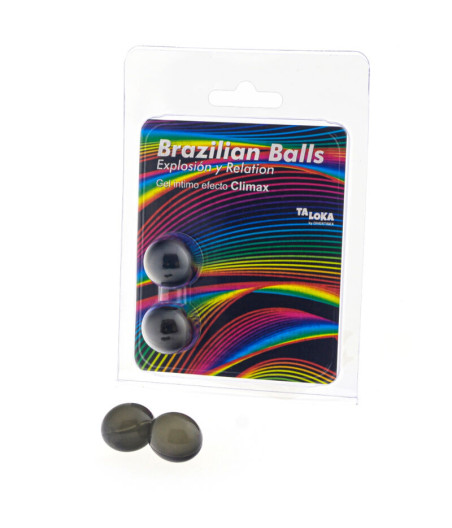 TALOKA - 2 BRAZILIAN BALLS CLIMAX EFFECT EXCITING GEL