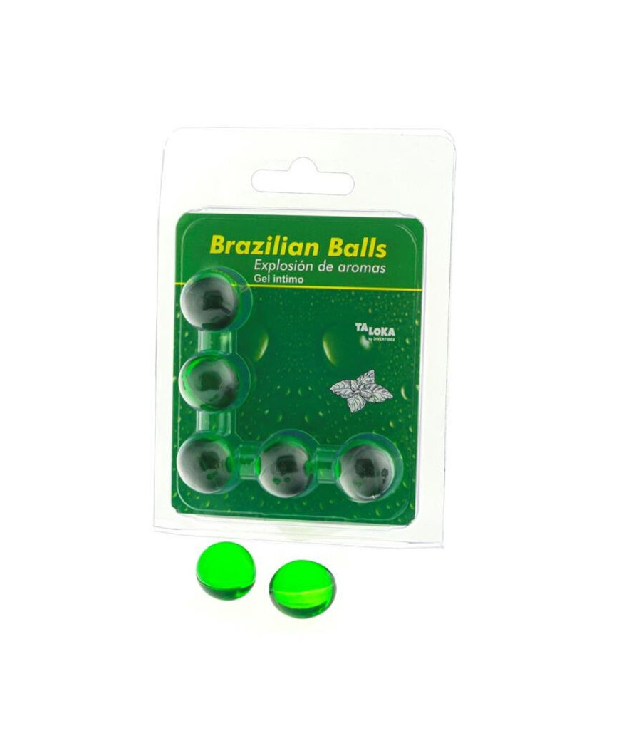 TALOKA - BRAZILIAN BALLS GEL ÍNTIMO MENTA 5 BOLAS