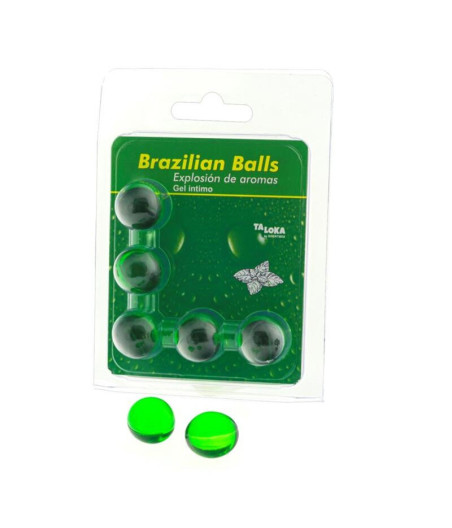 TALOKA - 5 PALLINE BRASILIANE GEL INTIMO MENTA