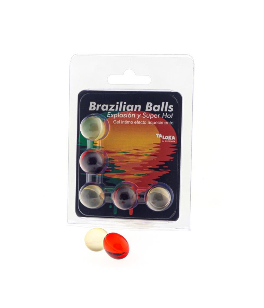 TALOKA - BRAZILIAN BALLS GEL EXCITANTE EFECTO SUPER CALIENTE 5 BOLAS