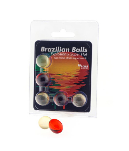 TALOKA - 5 BRAZILIAN BALLS SUPER HOT EFFECT EXCITING GEL