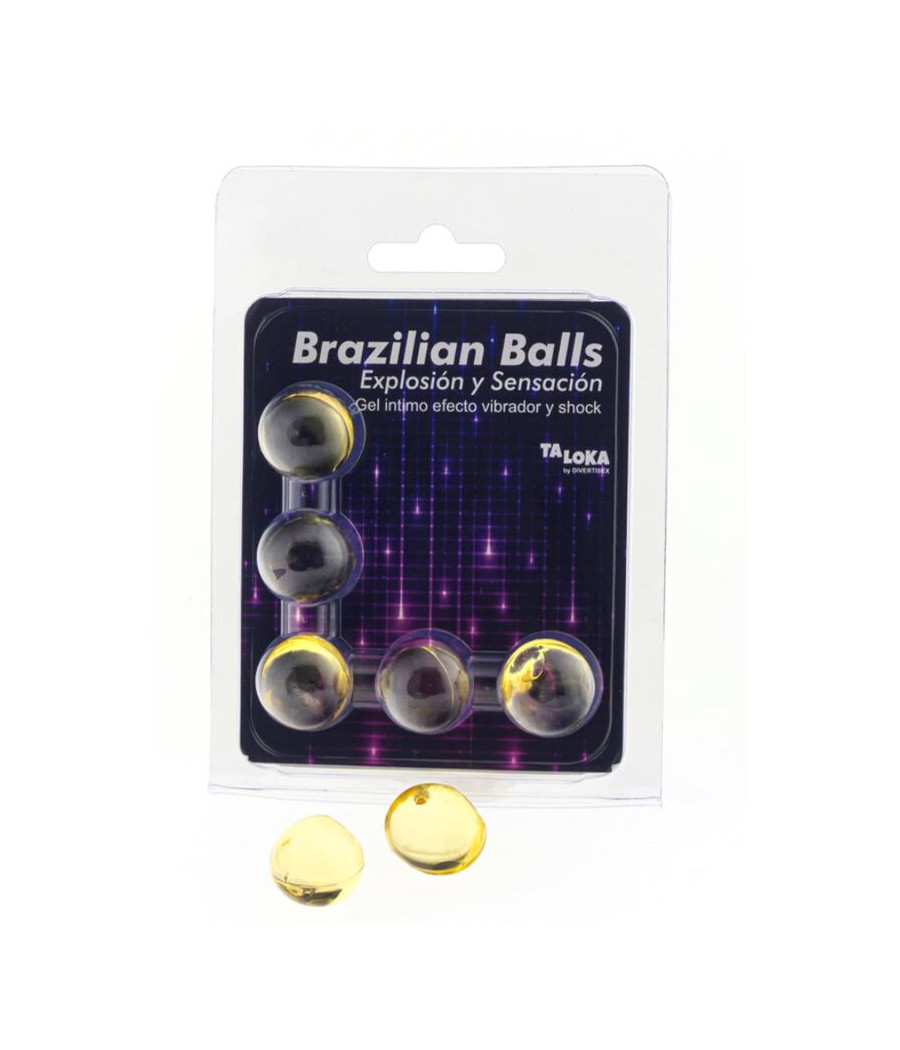 TALOKA - 5 SFERE BRASILIANE GEL EMOZIONANTE VIBRANTE ED EFFETTO SHOCK