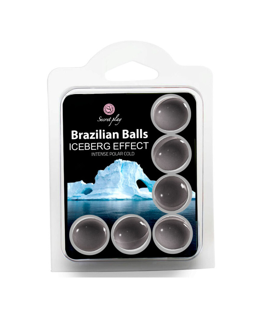 SECRET PLAY SET 6 BRAZILIAN BALLS EFECTO ICEBERG