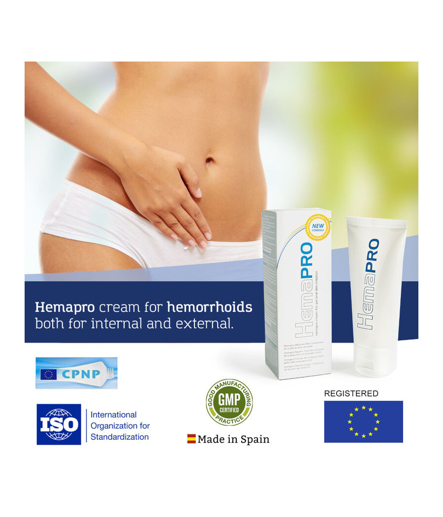 500 COSMETICS - CRÈME HEMAPRO POUR LE TRAITEMENT DES HÉMORRHOÏDES