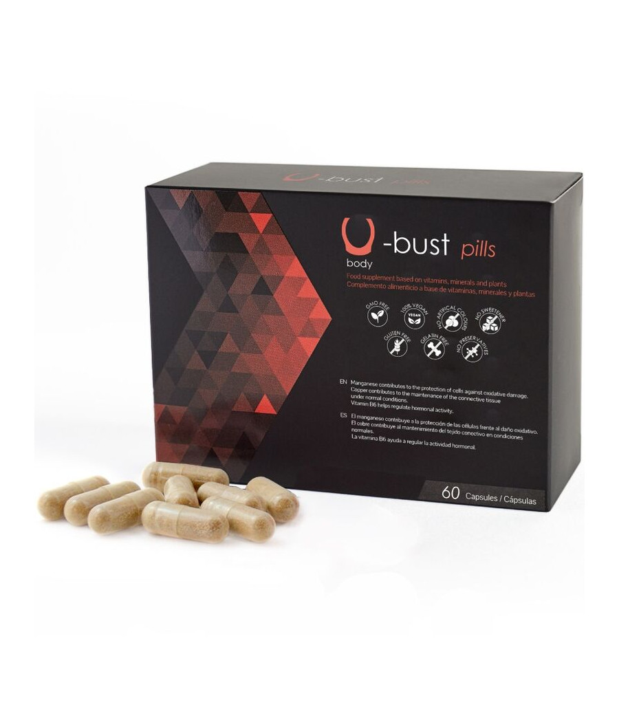 500 COSMETICS - U-BUST CAPSULES D'AUGMENTATION MAMMAIRE - 60 CAPSULES