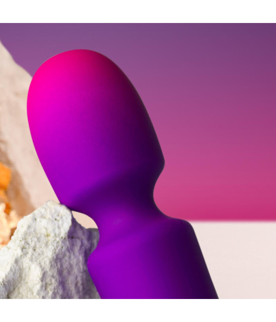 ROCKS-OFF - GLO-GIRL VIBRADOR WAND MINI ROXO