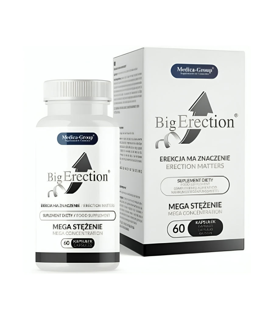 MEDICA GROUP - BIG ERECTION ENHANCER FOR MEN 60 CAPSULES