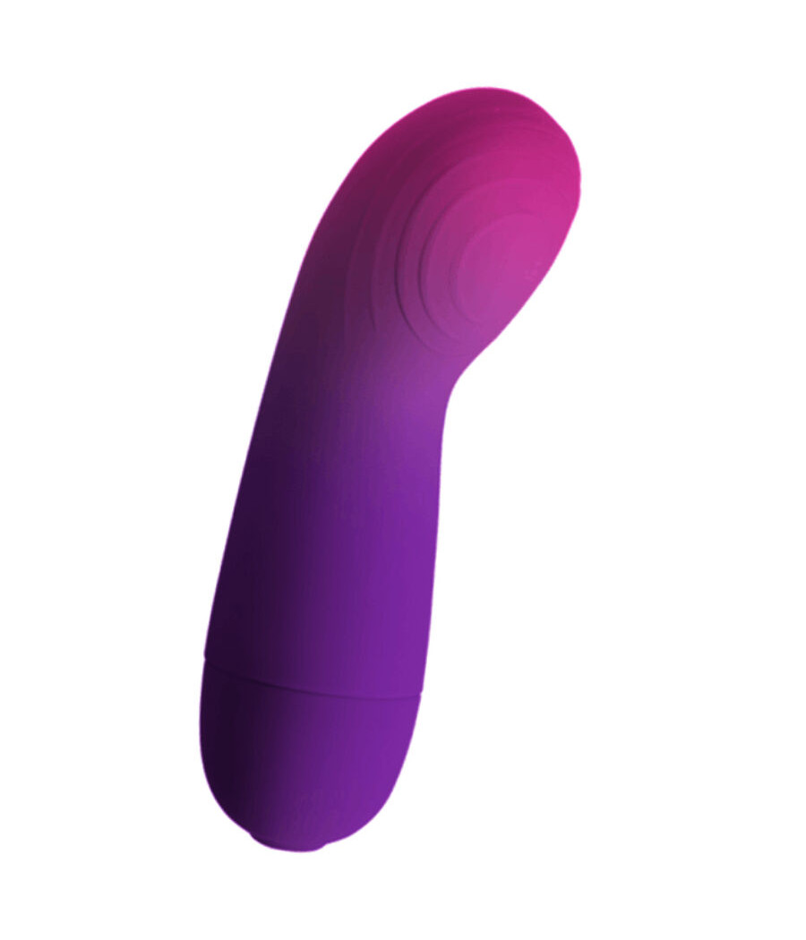 ROCKS-OFF - GLOW GIRL VIBE VIBRADOR DISCRETO ROXO PARA PONTO G