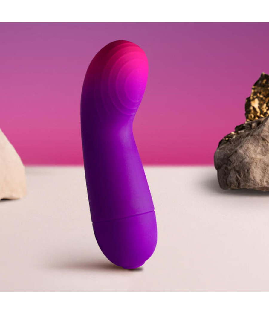 ROCKS-OFF - GLOW GIRL VIBE VIBRADOR DISCRETO ROXO PARA PONTO G