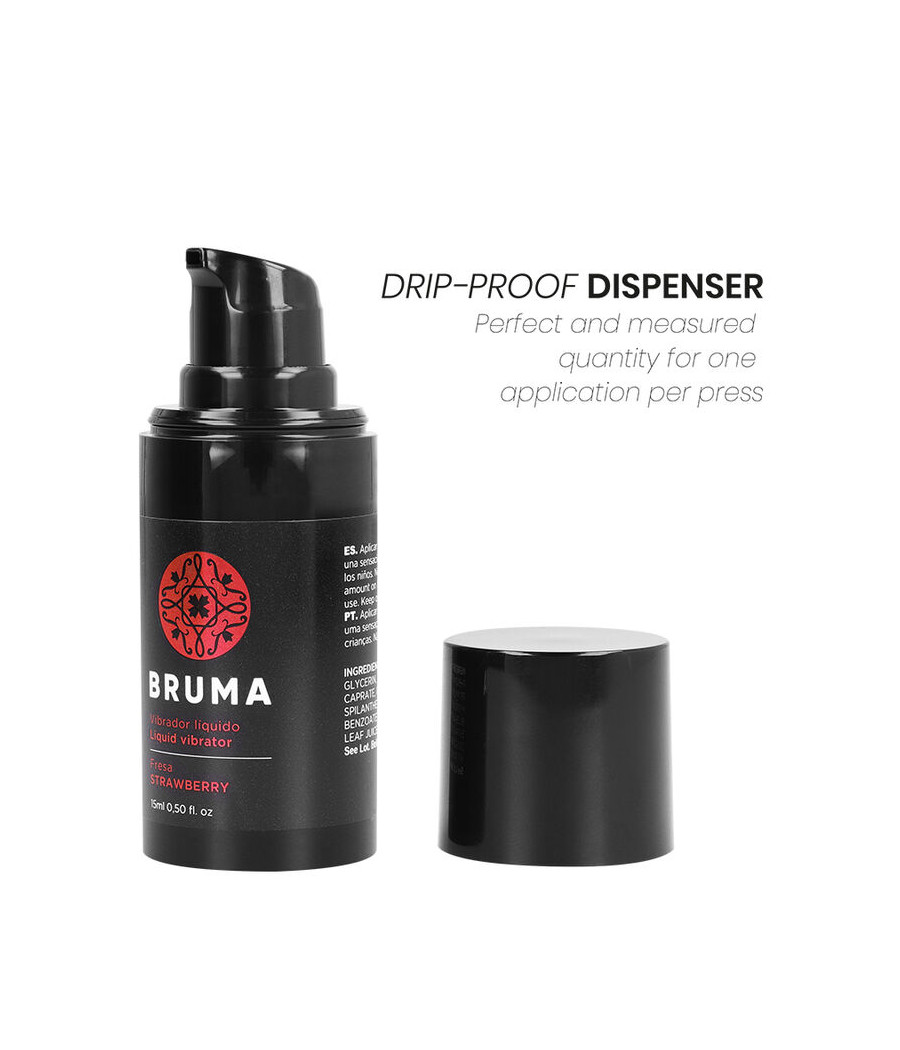 BRUMA - LIQUID VIBRATOR ULTRA SLIDING STRAWBERRY 15 ML