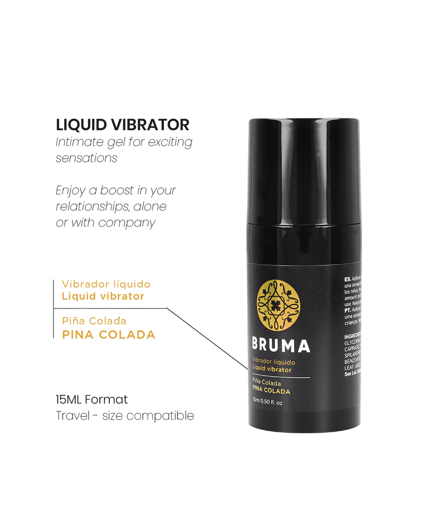 BRUMA - VIBRATEUR LIQUIDE ULTRA GLISSANT PINA COLADA 15 ML