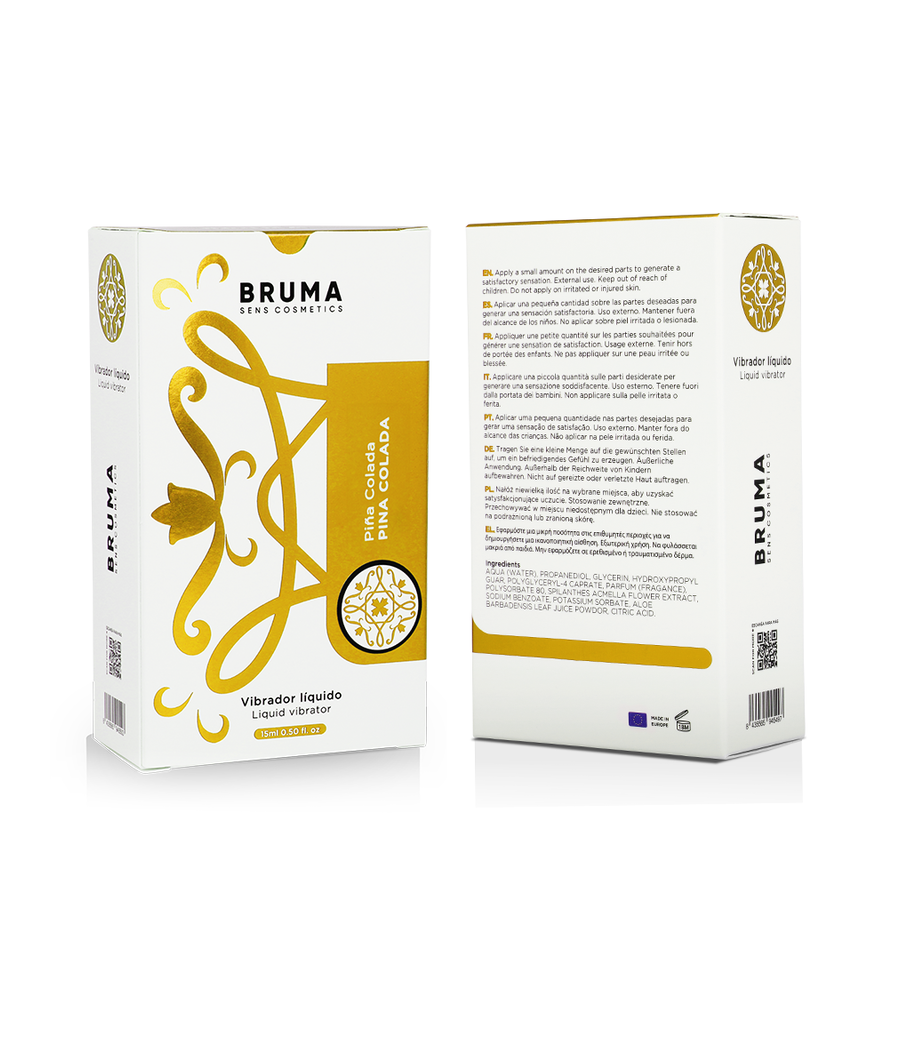 BRUMA - VIBRATEUR LIQUIDE ULTRA GLISSANT PINA COLADA 15 ML