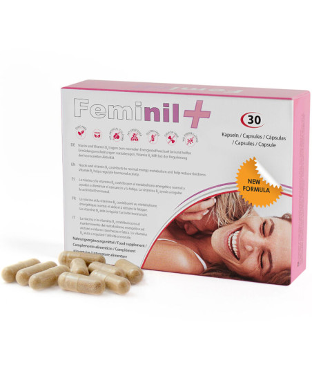 500 COSMETICS - FEMINIL+ FEMALE SEXUAL LIBIDO ENHANCEMENT - 30 CAPSULES
