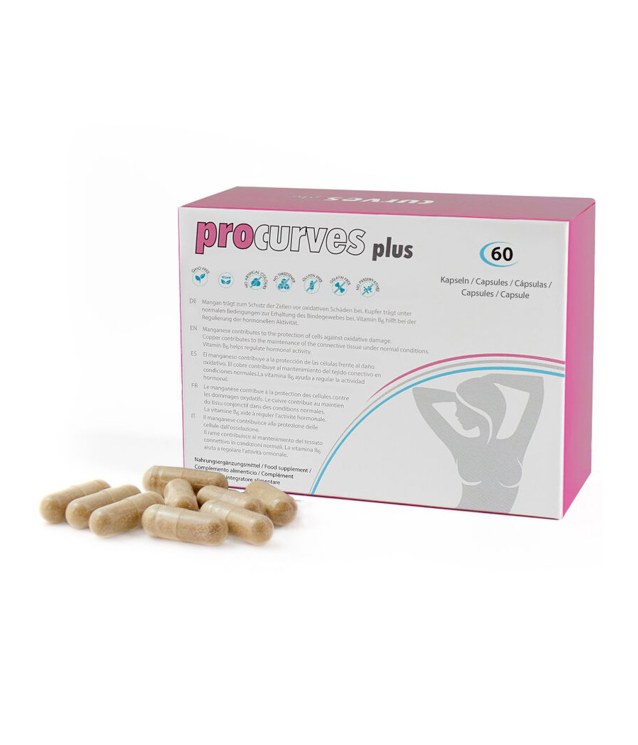 Procurves Plus – Complemento alimenticio para aumentar el pecho de forma natural
