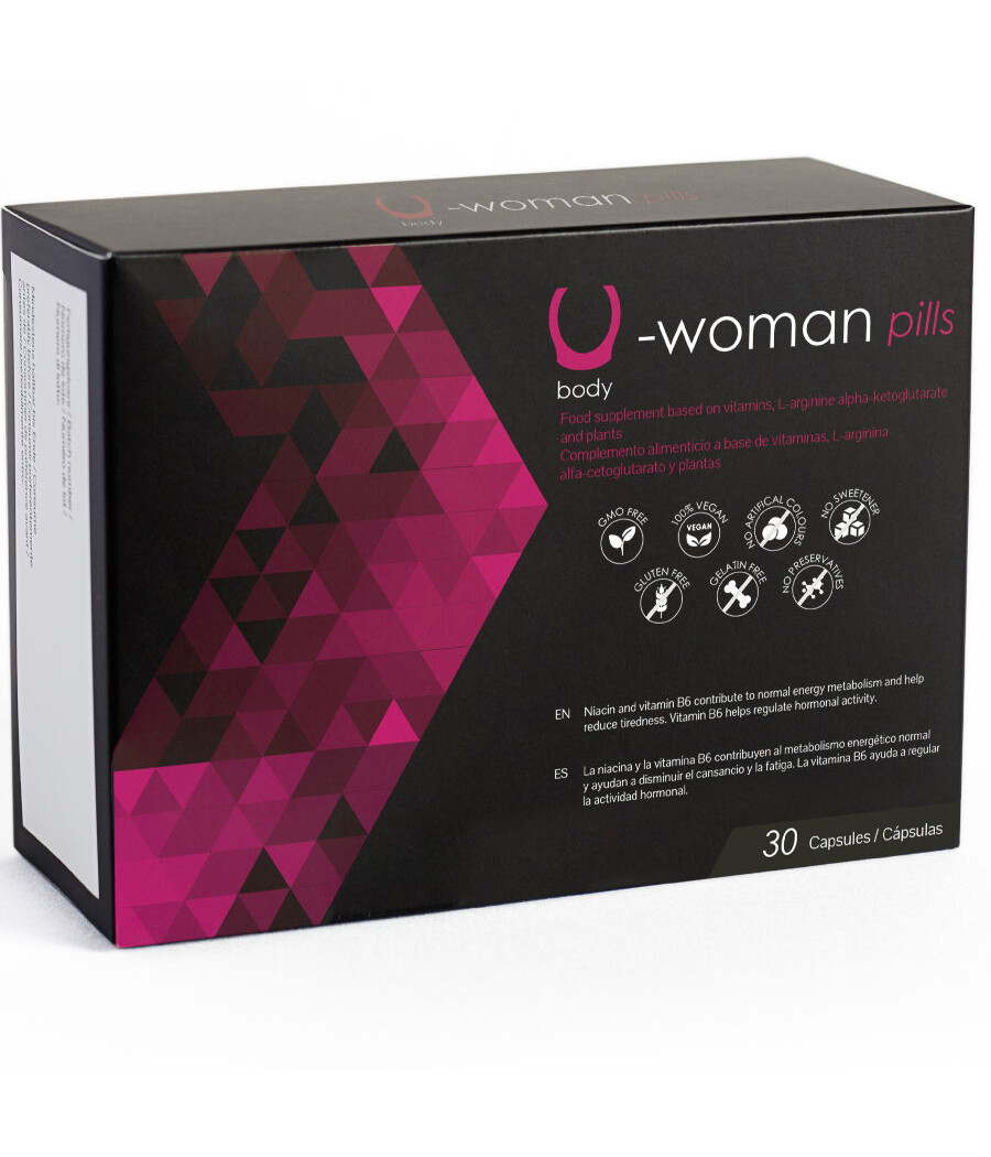 500 COSMETICS - U-WOMAN AUMENTA A LIBIDO FEMININA - 30 CÁPSULAS