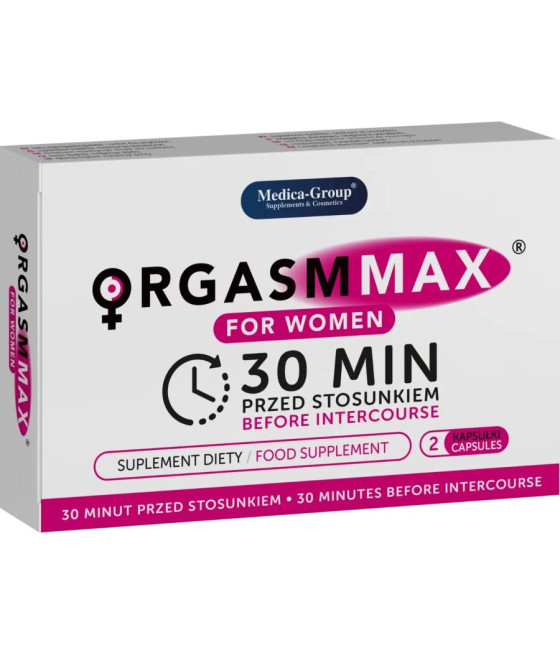 MEDICA GROUP - ORGASM MAX POUR FEMMES 2 CAPSULES