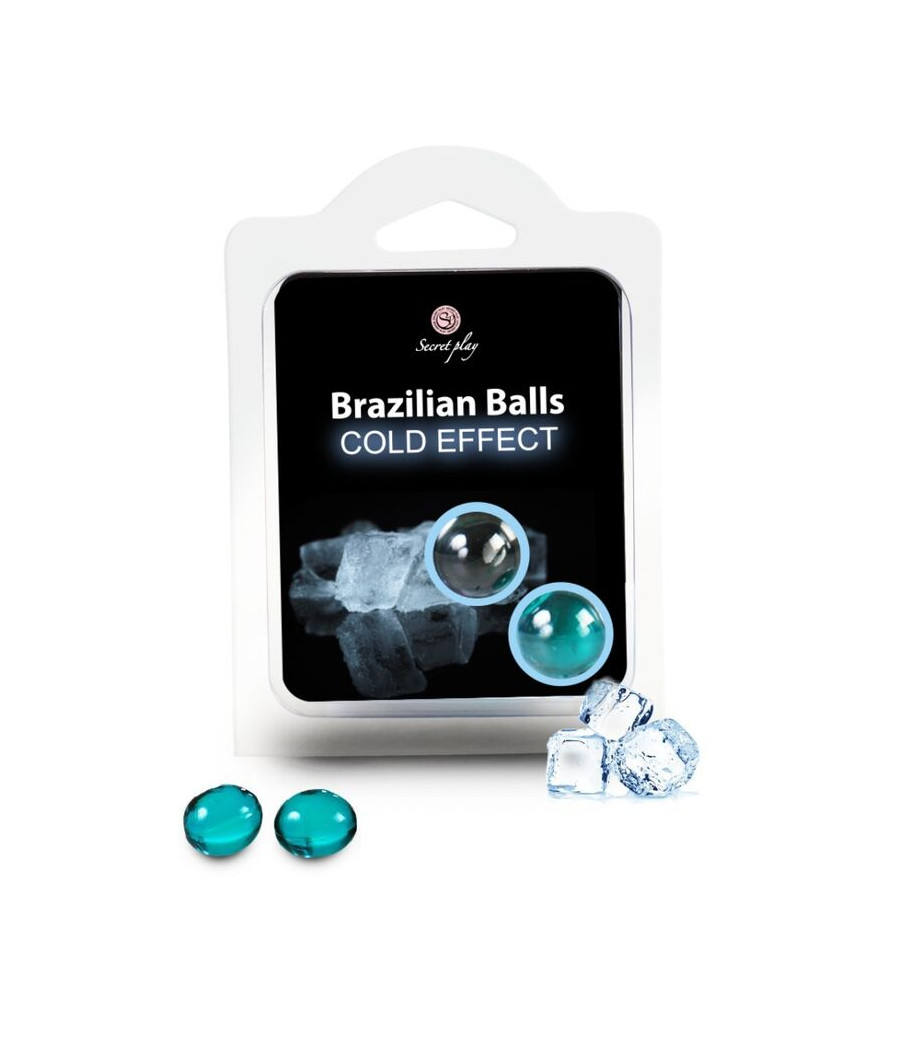 SECRETPLAY - BRAZILIAN BALLS EFECTO FRIO 2 UNIDADES