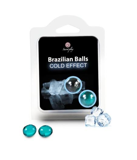SECRETPLAY - BALLES BRÉSILIENNES EFFET FROID 2 UNITÉS