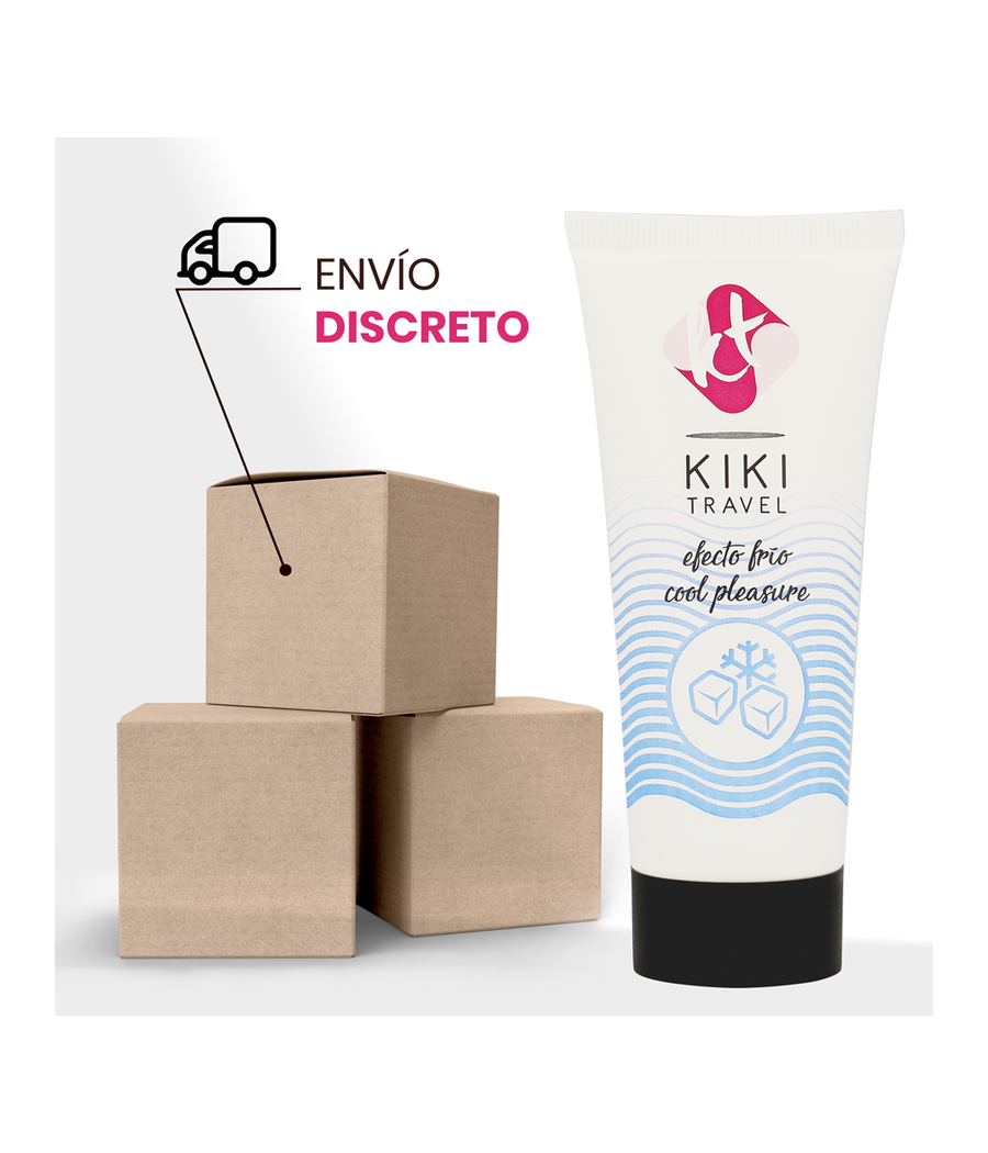 KIKÍ TRAVEL -  LUBRIFICANTE COM EFEITO DE REFRIGERAÇÃO 50 ML