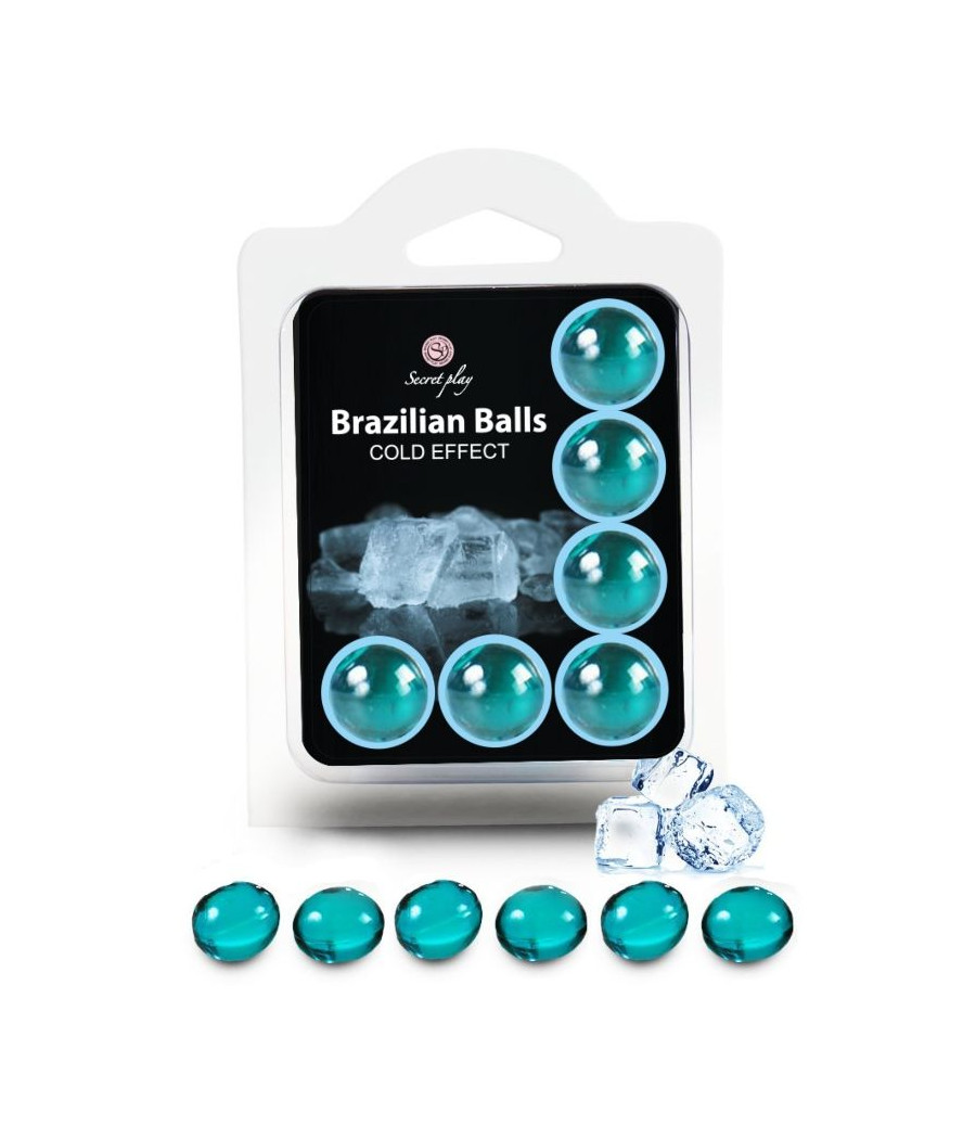SECRETPLAY - SET 6 PALLINE BRASILIANE EFFETTO FREDDO