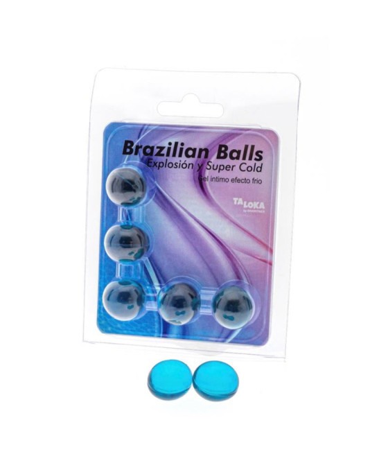 TALOKA - 5 BRAZILIAN BALLS COLD EFFECT EXCITING GEL