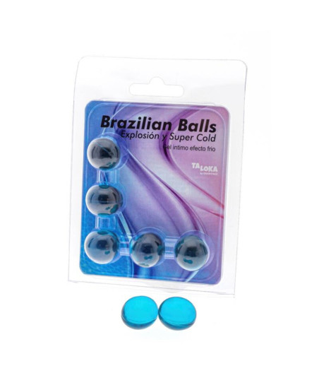TALOKA - 5 BRAZILIAN BALLS COLD EFFECT EXCITING GEL