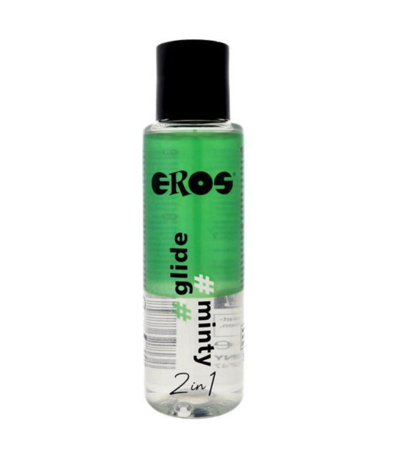 EROS - LUBRICANTE "2 EN 1" GLIDE MINTY BASE DE SILICONA 100 ML