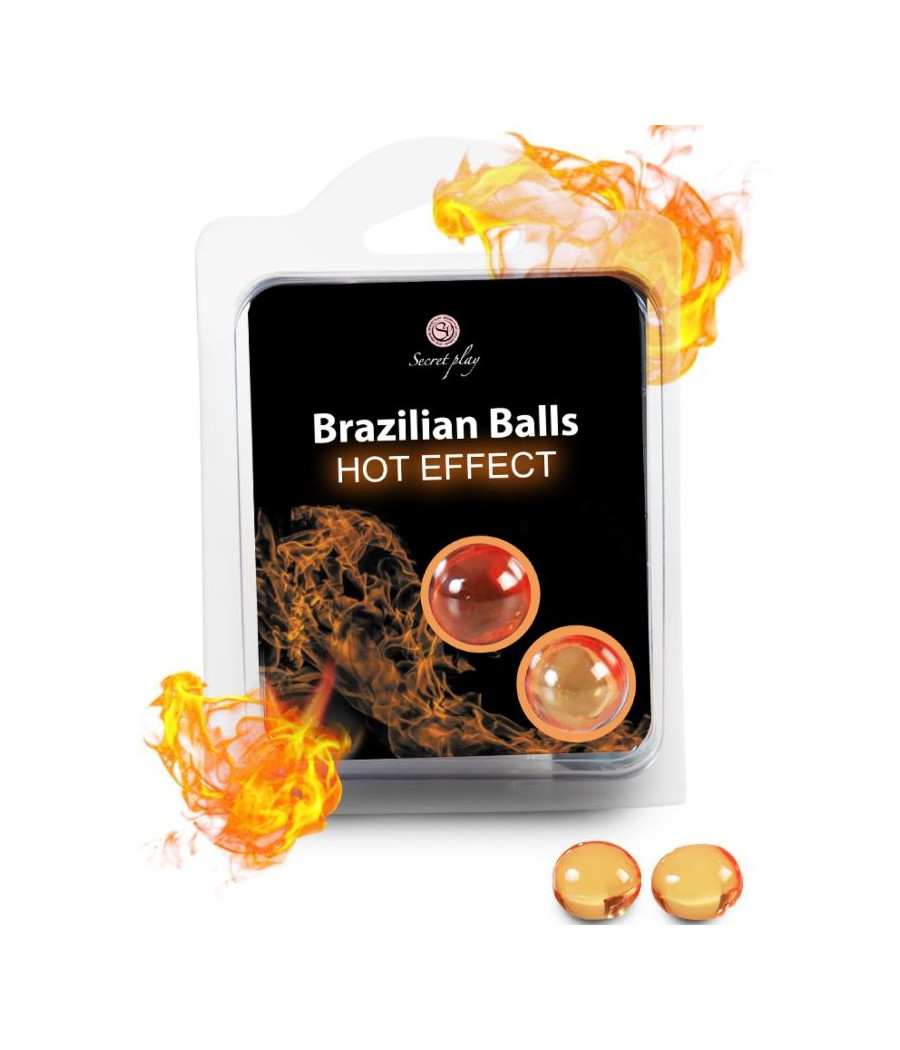 SECRETPLAY - BALLES BRÉSILIENNES EFFET CHAUFFANT 2 UNITÉS