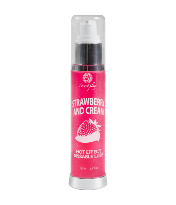 SECRETPLAY - LUBRICANT 2-1 HEAT EFFECT STRAWBERRY & CREAM 50 ML