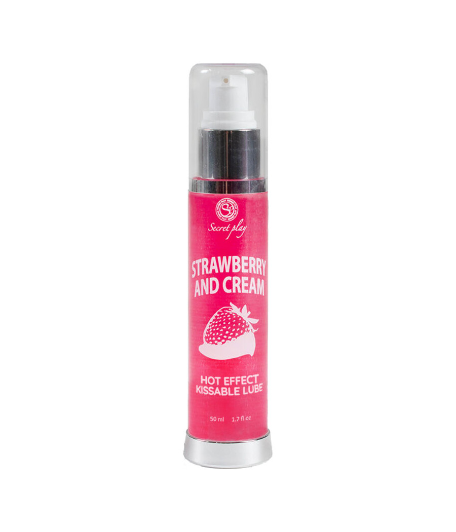 SECRETPLAY - LUBRICANT 2-1 HEAT EFFECT STRAWBERRY & CREAM 50 ML