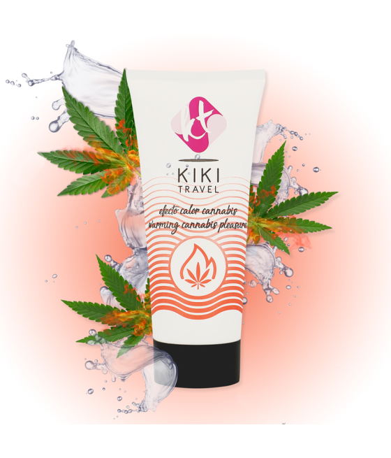 KIKÍ TRAVEL - CANNABIS LUBRIFICANTE DE EFEITO QUENTE 50 ML