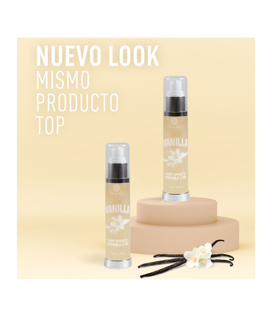 SECRETPLAY - LUBRICANTE 2-1 EFECTO CALOR VAINILLA 50 ML