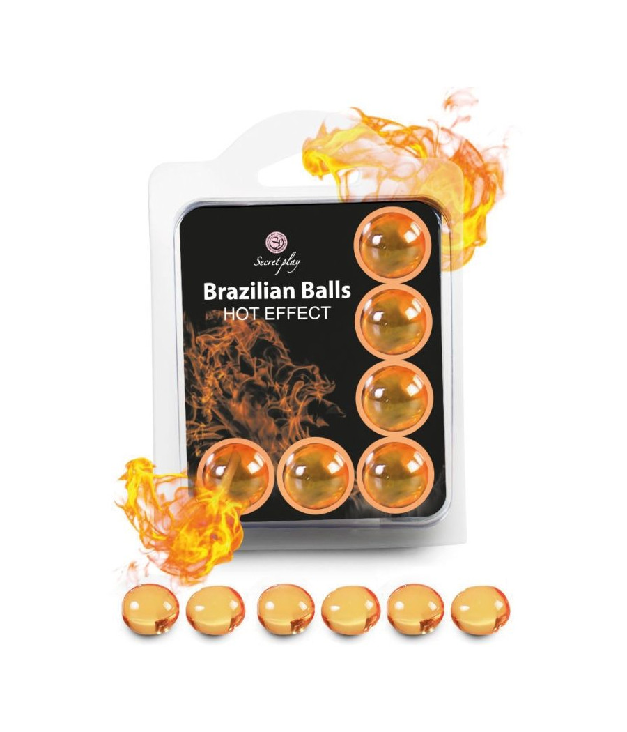 SECRETPLAY - SET 6 BALLES BRÉSILIENNES EFFET CHALEUR