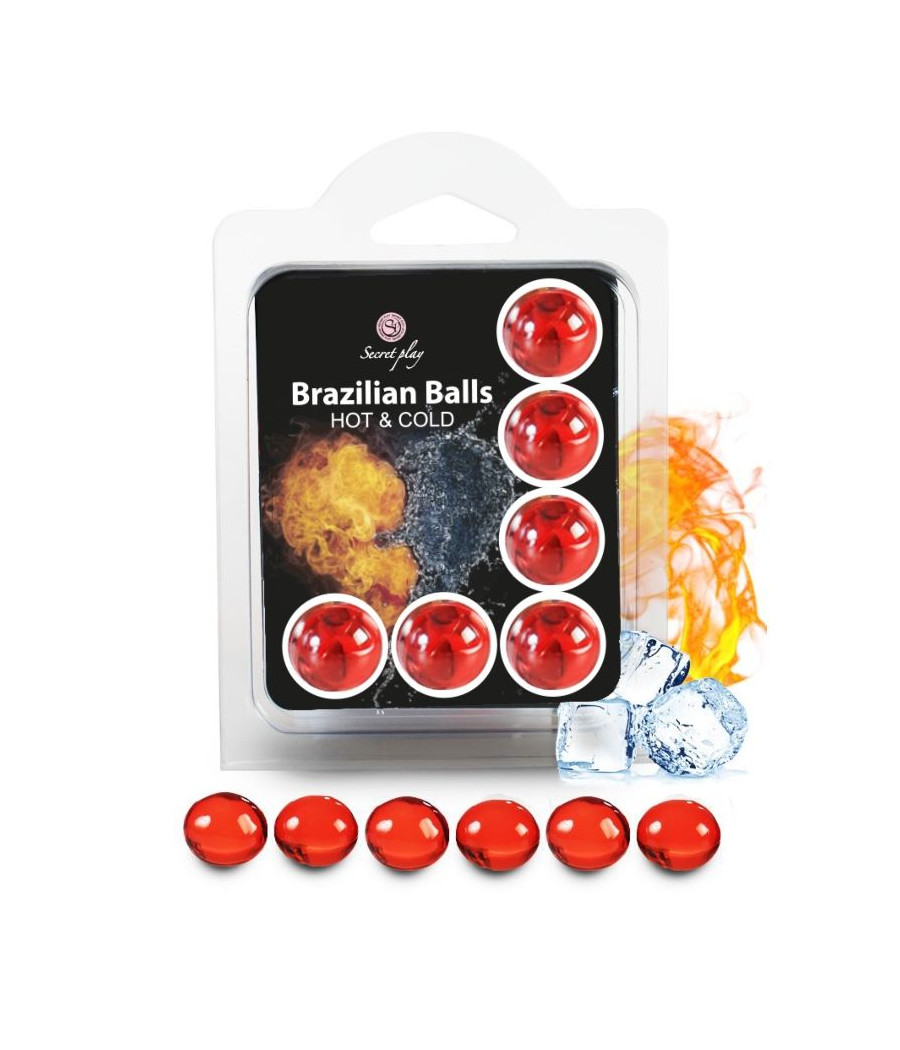 SECRETPLAY - SET 6 BALLES BRÉSILIENNES EFFET CHAUD ET FROID