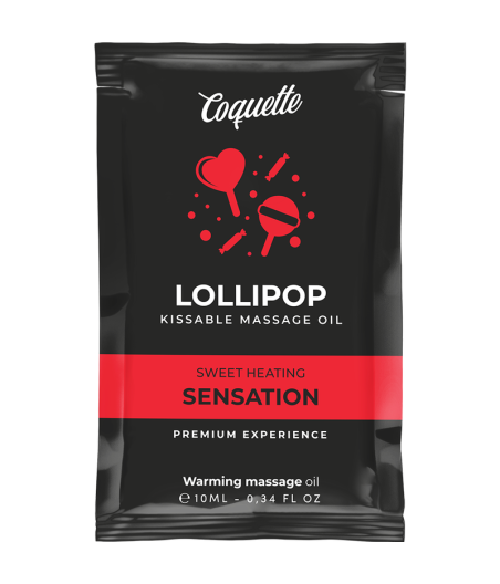 COQUETTE CHIC DESIRE - POCKET LOLLIPOP KISSABLE MASSAGE OIL HEATING SENSATION 10 ML