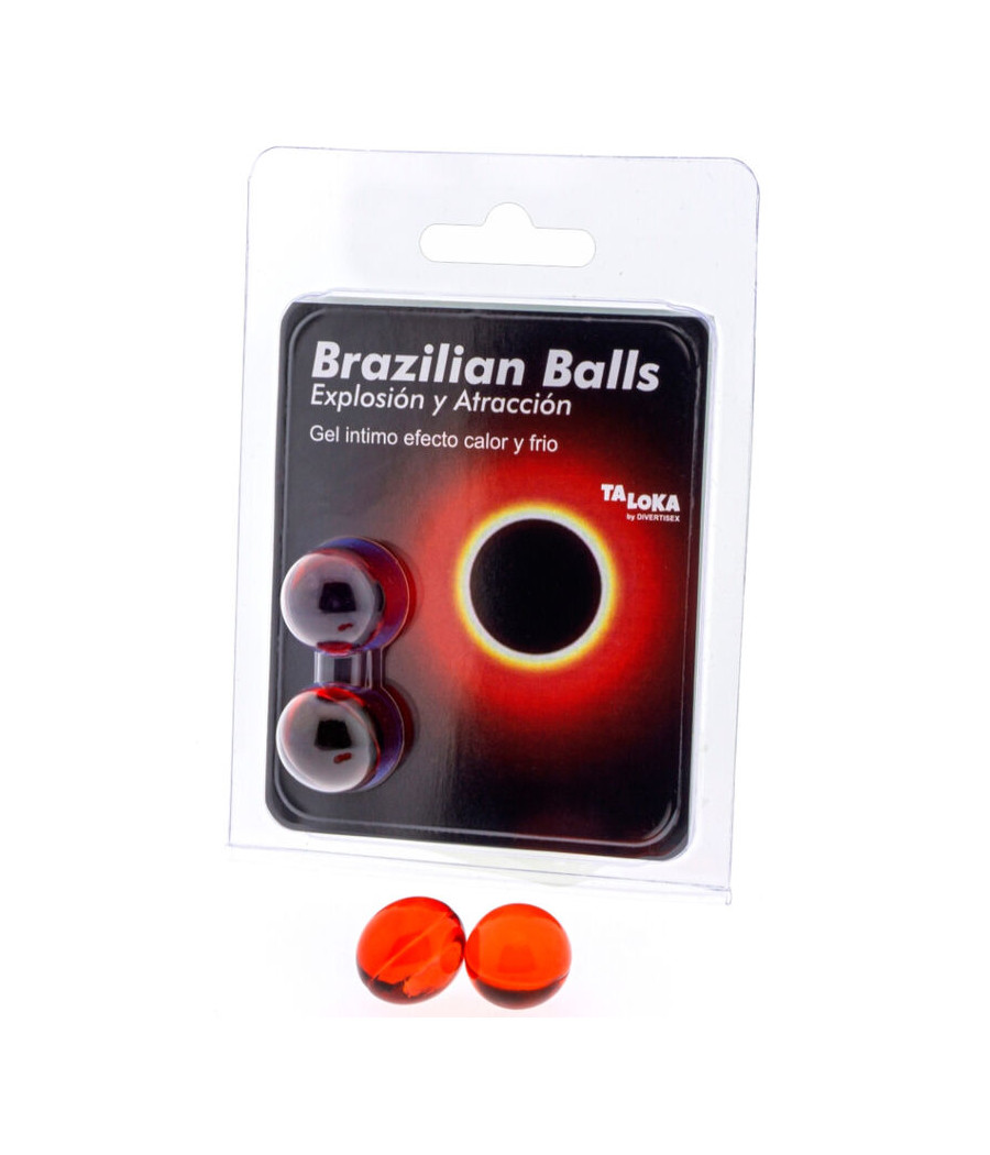 TALOKA - 2 BRAZILIAN BALLS HOT & COLD EFFECT EXCITING GEL