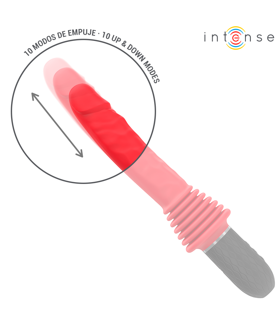 INTENSE - CYNTHIA FERNBEDIENUNGS-STOSSVIBRATOR MIT WÄRMEFUNKTION