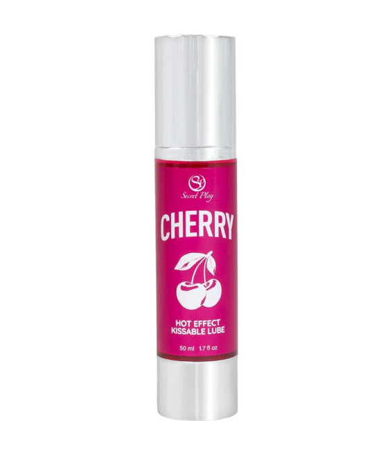 SECRETPLAY - LUBRIFICANTE AQUECEDOR DE CEREJA 50 ML