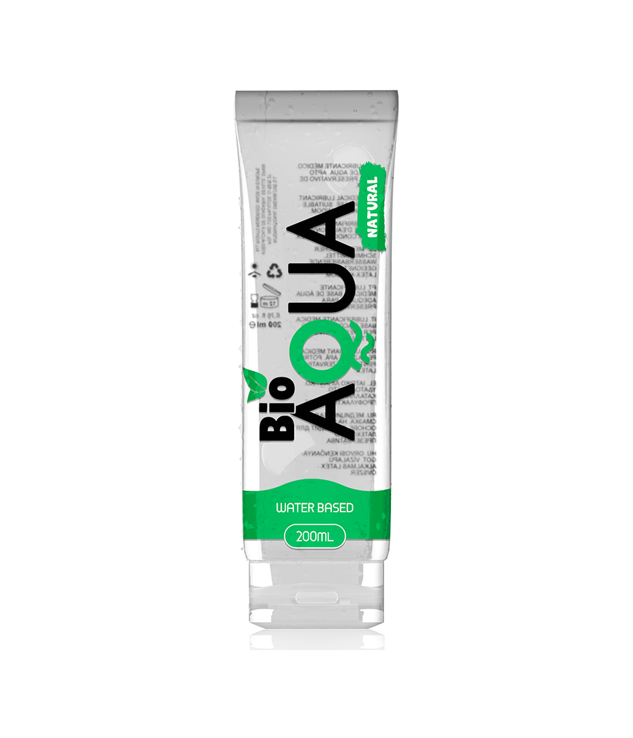 BIOAQUA - LUBRIFICANTE INGREDIENTES NATURAIS À BASE DE ÁGUA 200 ML