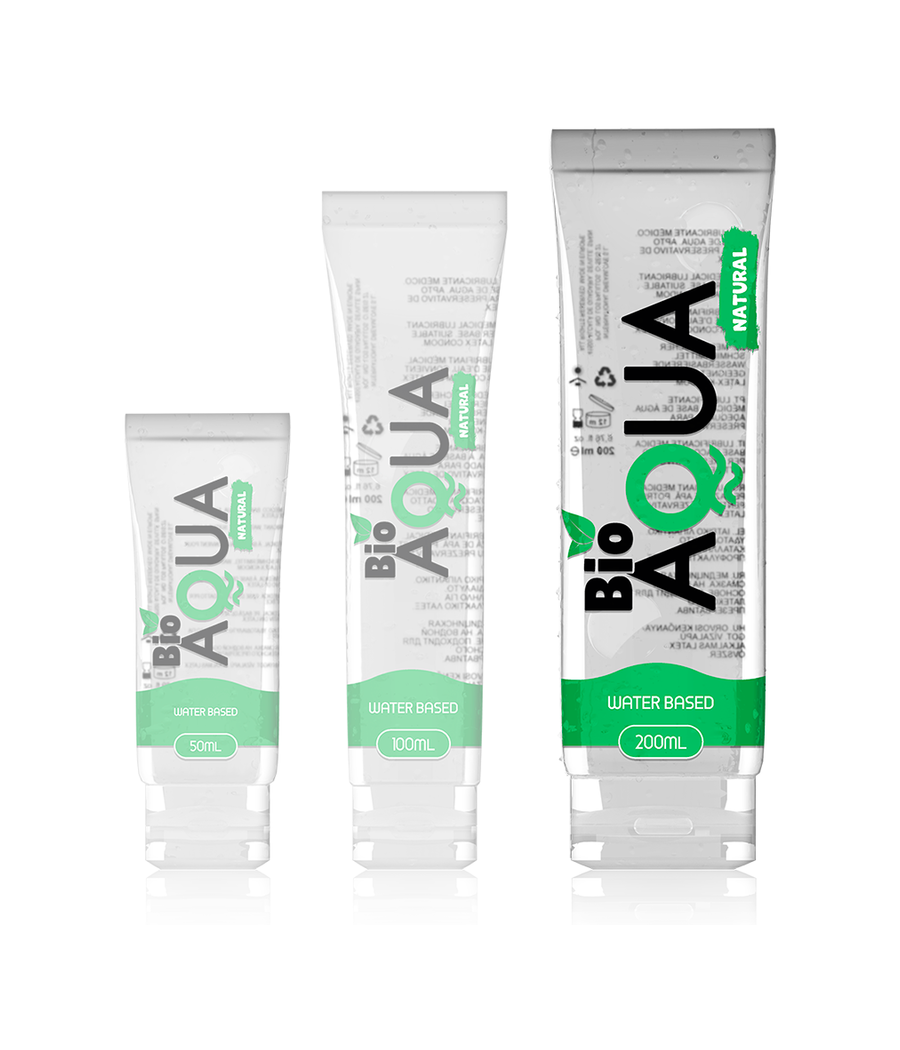 BIOAQUA - LUBRIFICANTE INGREDIENTES NATURAIS À BASE DE ÁGUA 200 ML