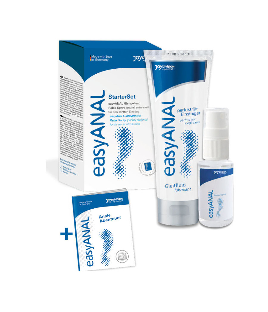 JOYDIVISION EASYANAL - EINFACHES ANAL-STARTER-SET, SCHMIERMITTEL + RELAX-SPRAY