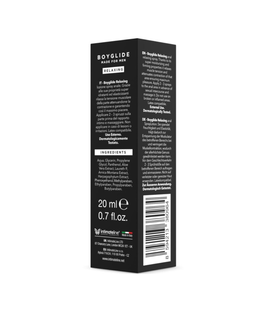 INTIMATELINE - BOYGLIDE SPRAY RELAXANT ANAL 20 ML