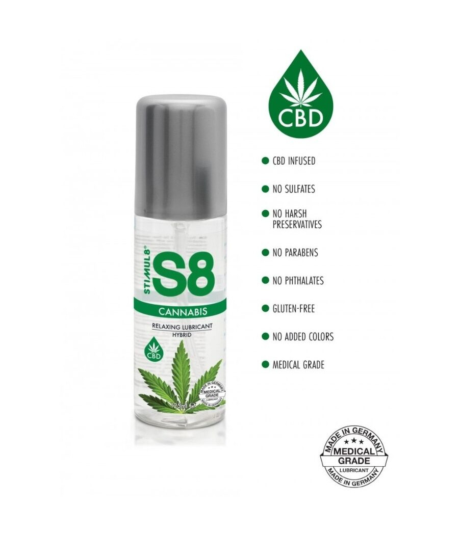 STIMUL8 - S8 CANNABIS HYBRID LUBRICANT 125 ML