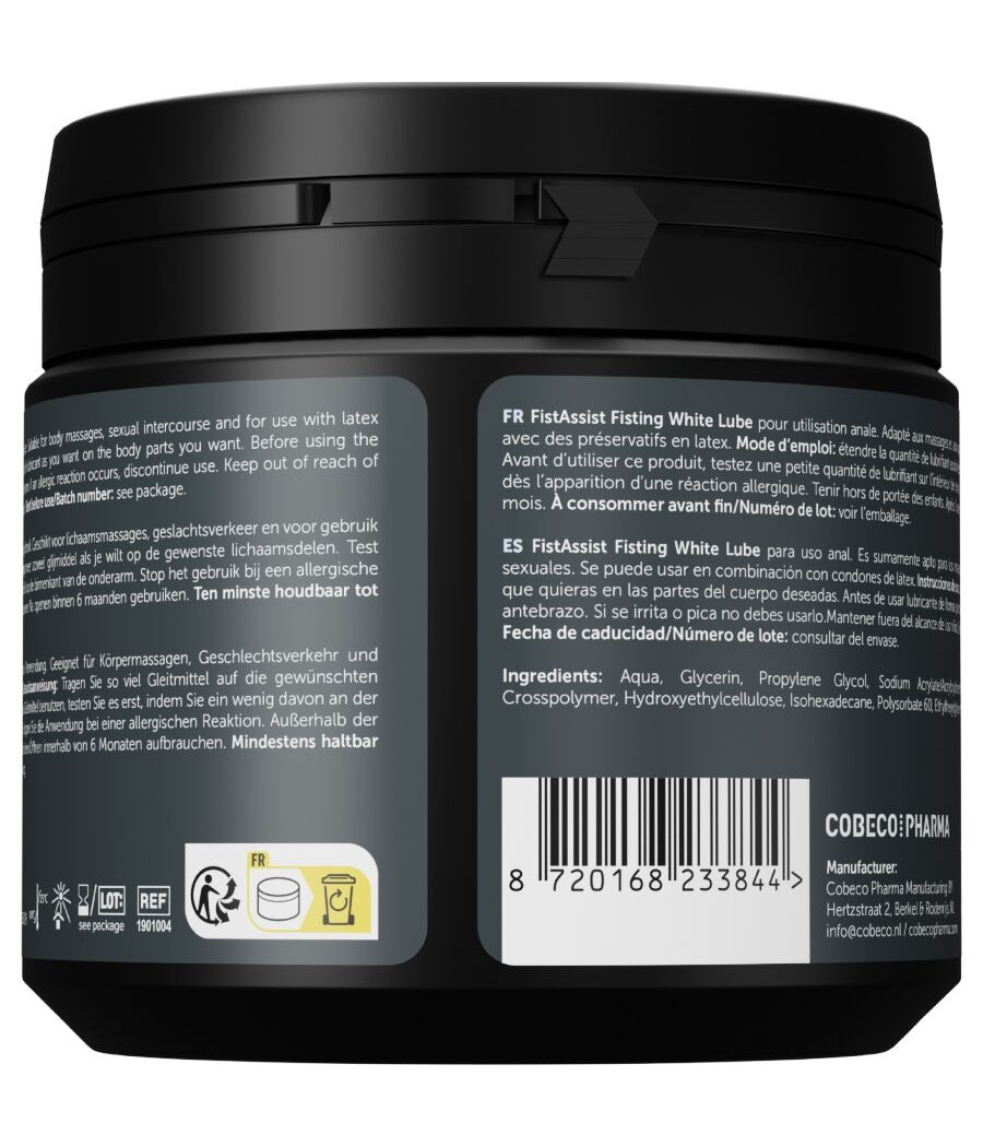 COBECO - FIST ASSIST LUBRIFIANT BLANC EXTRA-ÉPAIS 500 ML