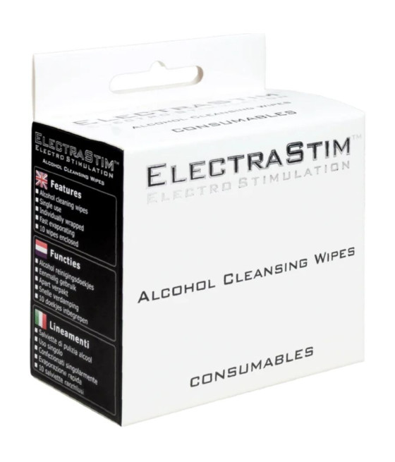 ELECTRASTIM - SALVIETTINE DETERGENTI ALL'ALCOOL 10 UNITÀ
