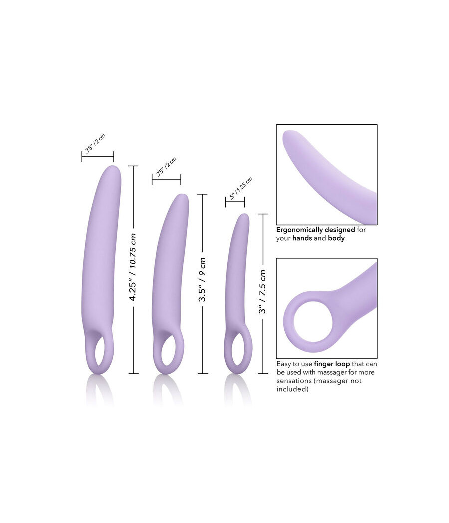 CALEXOTICS - DR LAURA BERMAN ALENA SET DI 3 DILATORI IN SILICONE